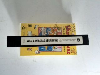 Vintage ABC For Kids - What - a - Mess by Frank Muir VHS Video Tape 3