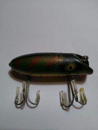 Vintage Wood South Bend Top Water Fishing Lure 2 - 1/2 " No Box