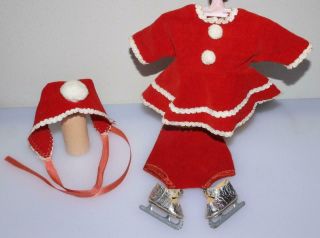Vintage Arranbee R&b 1957 Littlest Angel Doll Clothes,  Ice Skater Outfit 509