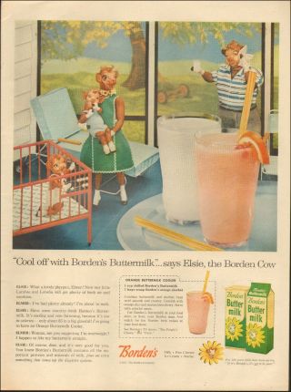 1957 Vintage Ad For Borden 