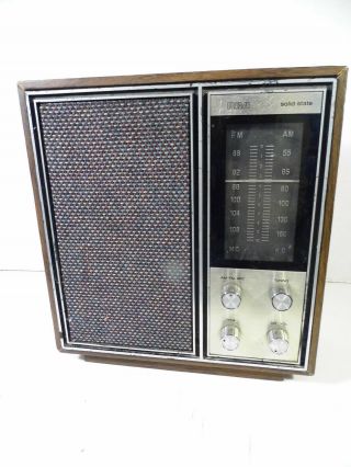 Vintage Rca Solid State Am/fm Radio Model Rzc299w Rare.
