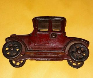Ac Williams? Ford Model T Cast Iron Automobile Coupe Antique Toy Car