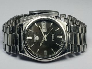 Vintage Seiko 5 Mechanical Automatic Mens Analog Dial Wrist Watch Wg319 F