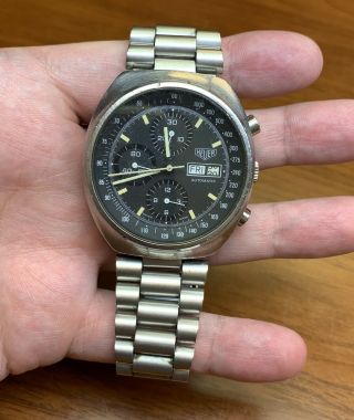 Vintage Heuer Pasadena Chronograph Automatic Cal.  7750 Stainless Steel