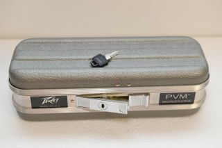 Vintage Pvm Peavey Microphone Case With Key Case Only 31b