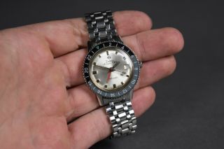 Vintage Zodiac Aerospace Gmt Watch
