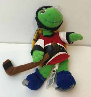 Vintage Ottawa Senators 9” Franklin Turtle Plush Toy Nhl Hockey Collectible