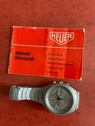 Vintage Heuer 510.  503 - Automatic Lemania 5100 - Central Minutes Chronograph 5