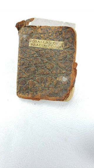 Rare 2 " Miniature Antique Leather Book The Ballad Of Reading Gaol Oscar Wilde