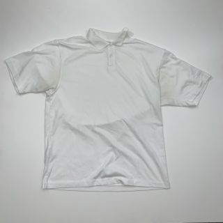 Vintage Nike Golf Polo Shirt Adult Large White