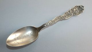 Sterling Silver Spoon,  Denver,  Colorado,  By Towle,  1904,  23 Grams,  5 5/8 " Long