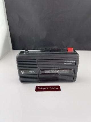 Vintage Ge Voice Cassette Recorder Model 3 - 5301a