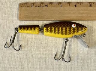 Early L&s Muskie Master Fishing Lure - Opaque Eyes - Vintage 1946 - 49 Musky Bait