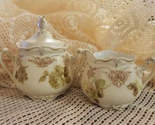 Hermann Ohme Old Ivory 82 Cream And Sugar Set
