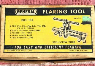 Vintage General Flaring Tool No.  155