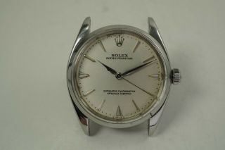 ROLEX 6565 OYSTER PERPETUAL STAINLESS STEEL DATES 1959 2