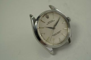 ROLEX 6565 OYSTER PERPETUAL STAINLESS STEEL DATES 1959 3