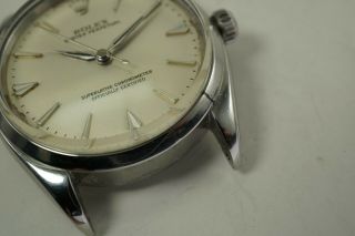 ROLEX 6565 OYSTER PERPETUAL STAINLESS STEEL DATES 1959 5
