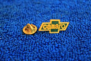 Vintage Chevy Camaro Bowtie Hat Lapel Pin Accessory Badge Emblem 2