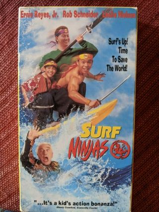Surf Ninjas (vhs) Vintage 90s Culture Leslie Nielsen Buy 2 Get 1 Vhs