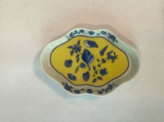 Vintage 1988 Chase Costa Azzurra By Lynn Chase Saucer Dish, .