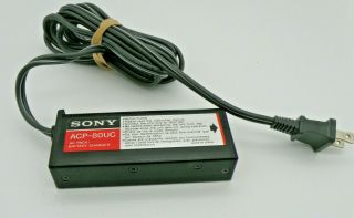Sony Acp - 80uc Battery Pack Charger Unit - Ac Power Adapter - - Vintage
