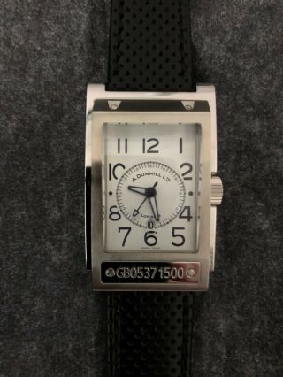 Dunhill Car Watch Automatic With Date S/s On Strap Swiss.