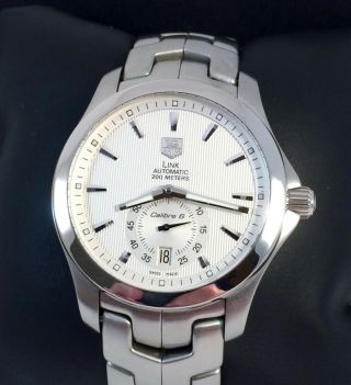 Tag Heuer Link Calibre 6 Mens Watch Automatic In Cond.  Wjf211b