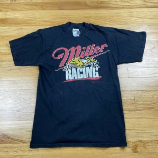Vintage Miller Racing Man Shirt Size Large