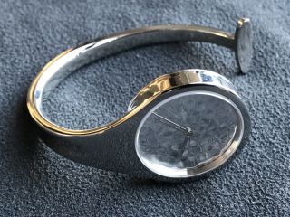 Georg Jensen Vivianna Ladies Swiss Watch With Hammered Silver Dial RRP £1695 5