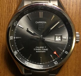 Tag Heuer Carrera Twin Time Calibre 7 Automatic