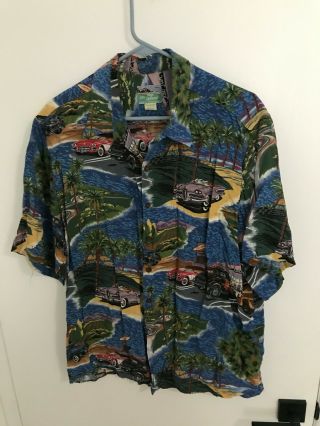 Vintage Men’s Reyn Spooner Lowrider Button Down Hawaiian Shirt - Size Xl