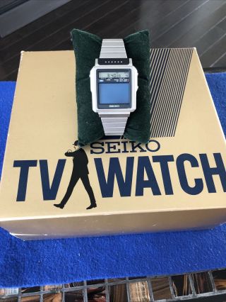 Vintage Seiko Tv Watch T001 - 5019 Lcd/lvd Mens James Bond Octopussy Watch - Rare