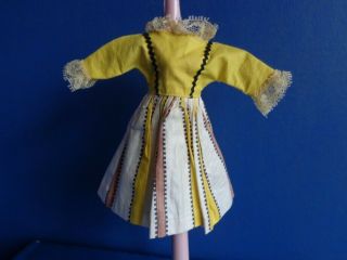 Vintage Miss Nancy Ann Tagged Doll Dress For 10 " Fashion Doll