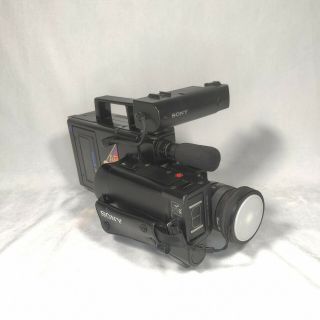 Vintage 1980s Black SONY CCD - V8AF 8mm Video Recorder Camcorder Partially 2