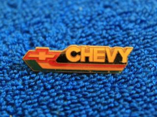 Vintage Chevy Bowtie Hat Lapel Pin Accessory Badge Logo Emblem