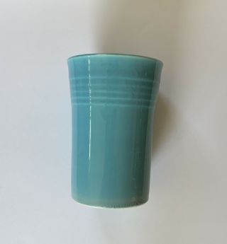 Vintage Fiesta Ware Juice Tumbler In The Old Turquoise Glaze