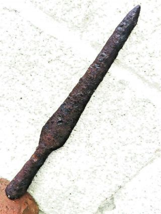 1100 Ad Antique Viking Spear Lance N Sword Rapier