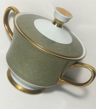 Sango China Of Japan Versailles Pattern 3632 Vintage Sugar Bowl W/lid