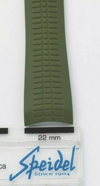 Patek Philippe Green Khaki Strap for 5168 Aquanaut 22mm 4