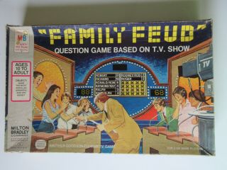 Vintage Family Feud Board Game 1977 1st Edition - Milton Bradley Game