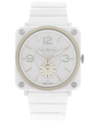 Bell & Ross Br - S White Ceramic Quartz Ladies Watch,  Brs - Wh Msrp: $3,  700