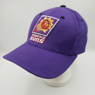 Vintage Phoenix Suns Puma Snapback Hat Nba Purple Officially Licensed Product