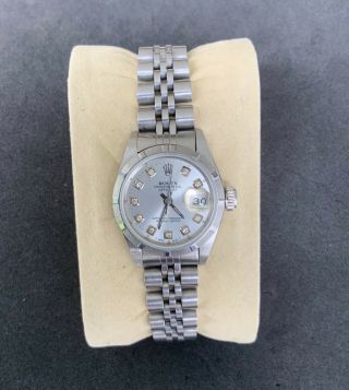 Rolex 69160 Datejust Automatic Stainladies 26 Watch With Swiss Eta 2671 Movement