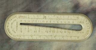 Collectible Vintage Stratoid Knitting Needle Gauge - Made In England