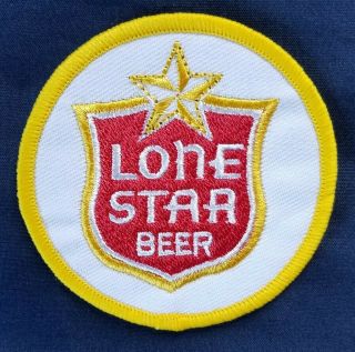 Vintage Lone Star Beer 3 " Collectors Patch - Old Stock
