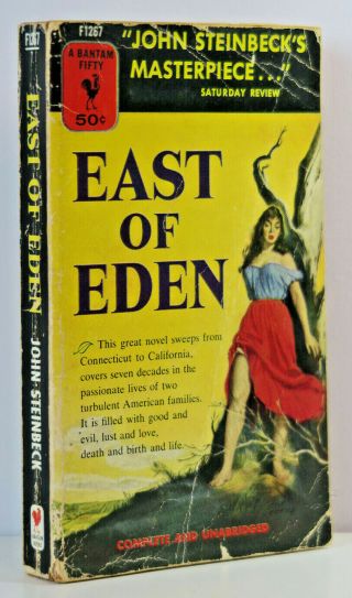 East Of Eden Complete And Unabridged Steinbeck,  John Vintage Paperback 1954