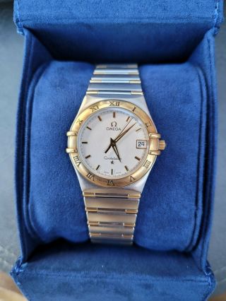 Omega Constellation 18k Gold And Stainless Steel Men 