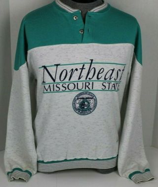Vtg Northeast Missouri State University Kirksville Mens Sweatshirt Size Medium M