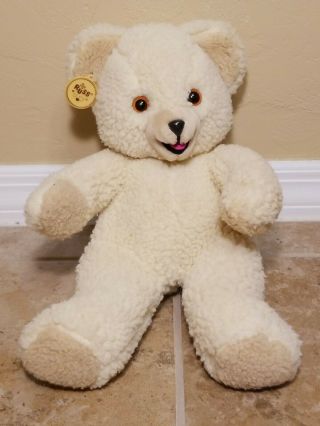 Vintage 1986 Snuggle Bear 16 " Plush Teddy Bear Lever Bros Russ Berrie With Tag